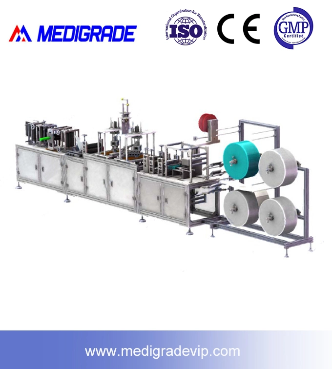 Automatic Non-Woven Fabric Folding Medical Face Mask Making Machine