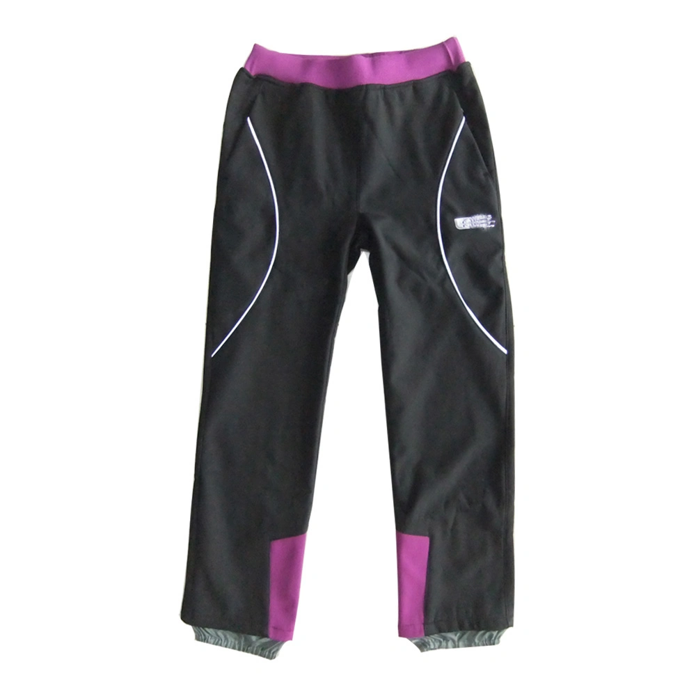 Los niños jóvenes Niños Niñas Impermeable Pantalones de nieve Senderismo Ski Windproof cálida Soft Shell forrada de lana pantalón aislante