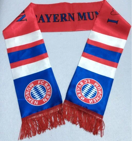 Custom Made 100% Polyester Football Fan Scarf