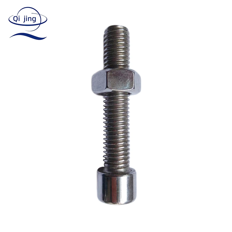 Facory Manufacured DIN 912 cabeza hexagonal de acero al carbono Tornillo tornillo hex.