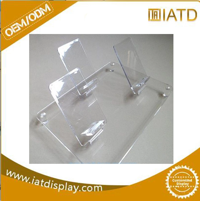 Customized Clear Acrylic Countertop Display Stand for Computer Support