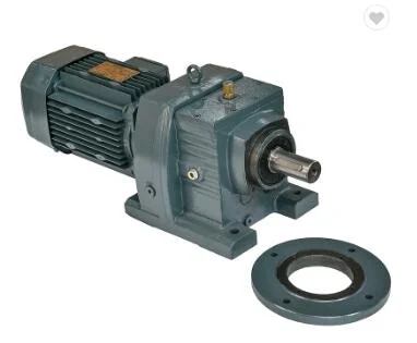 R Series Helical Gearbox Transmission Parts with Electric Motors Engine