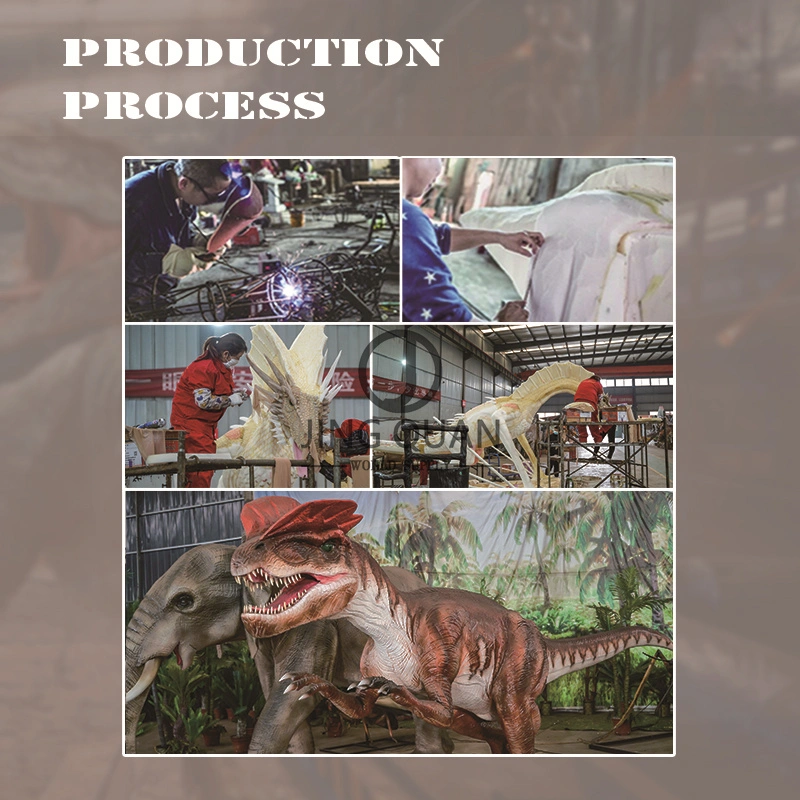 Guitar-Playing Parapleuron Vividly Simulation Carton Animals Dinosaur Park Design Animatronics Outdoor Dinosaurs