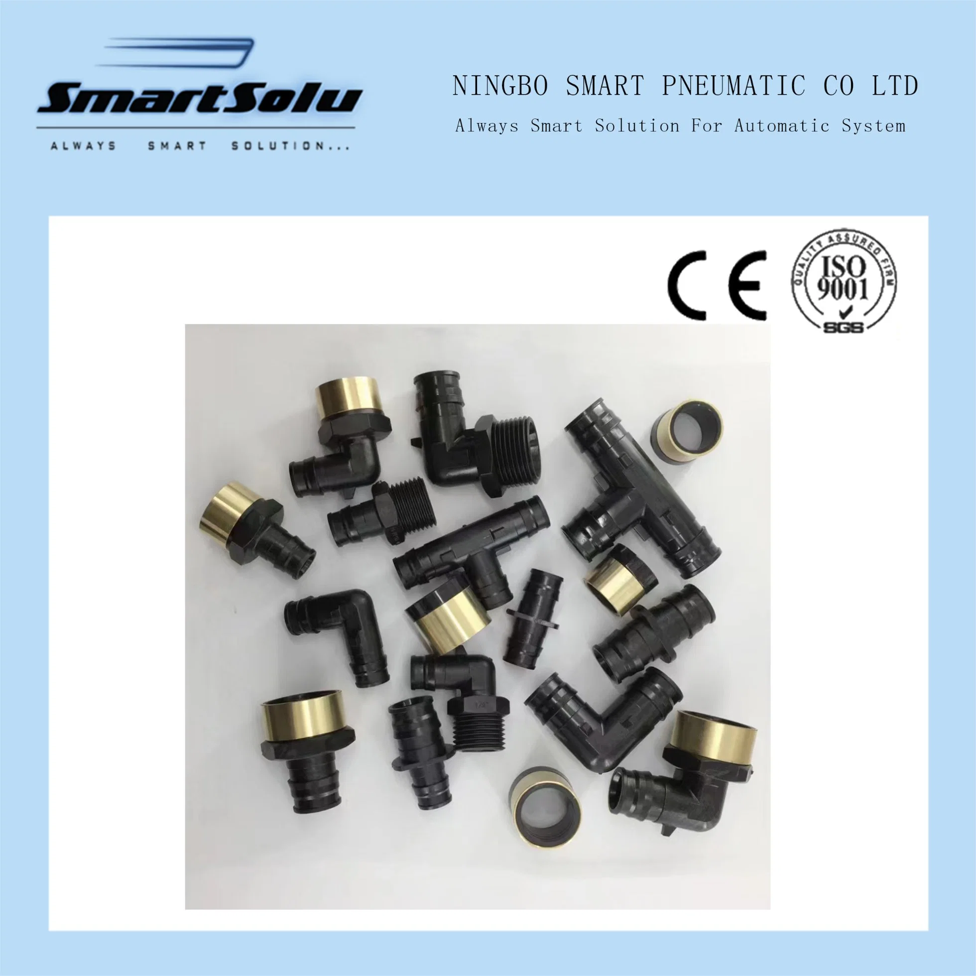 PPSU Expansion Plastic Pex Tee Fittings Equal Tee Fpr Pex Pipe for Water Supply System