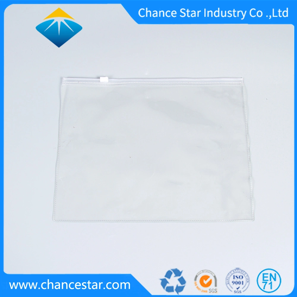 Custom Clear Transparent PVC Plastic Zipper Packaging Bag