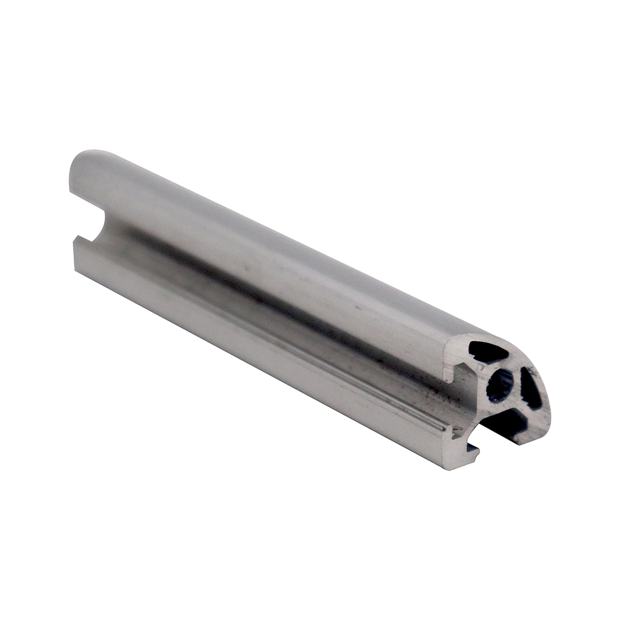 20X20mm Round V Slot Extruded Industrial Aluminium Profile for Liner Rail