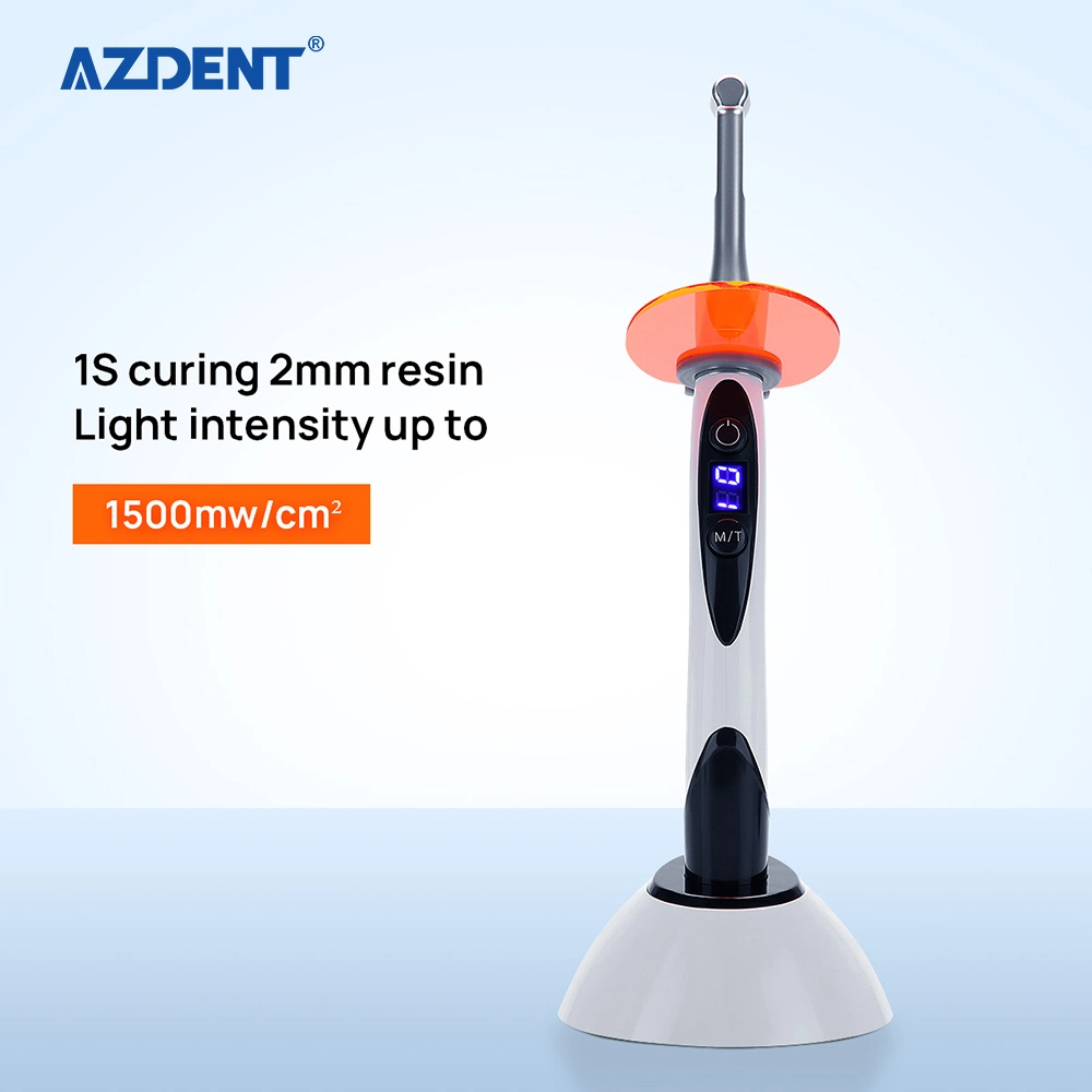 Hot Sale Dental Light Cure Light Cordless Metal Head Large Capacity LED 1s Dental Curing Light