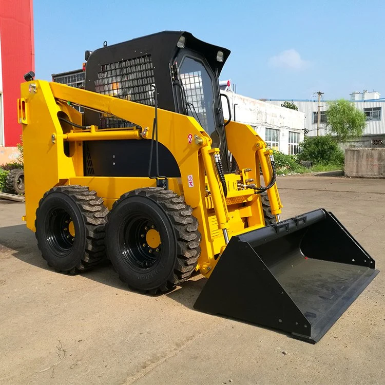 Equipamento de construção de 850 kg CEEUN ERS60 com aprovação CE, máquinas Small Micro Mini carregadora de direção deslizante