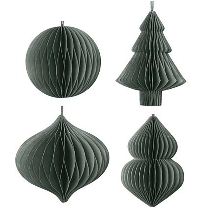 Honeycomb Tree Decorations Foldable Home Decoration, Christmas Tree Window Display Decoration