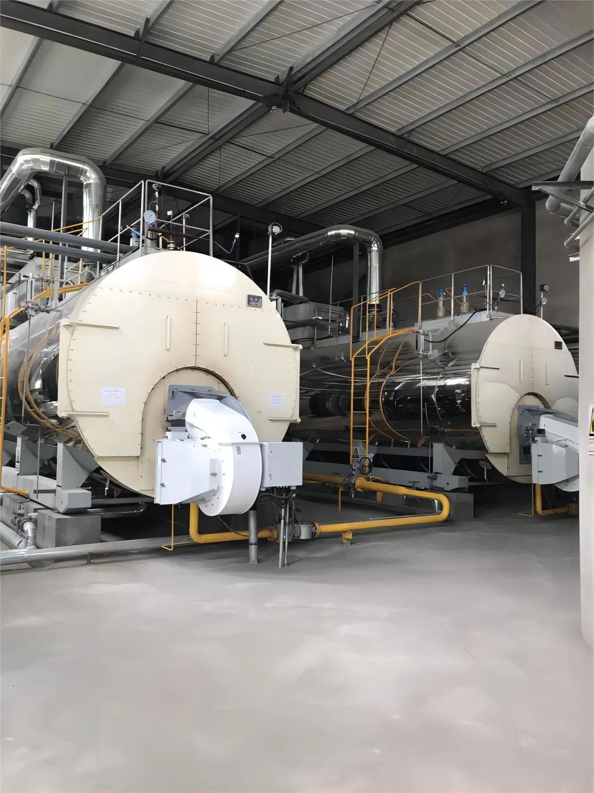 Hot Selling Fully Automatic Horizontal Industrial Three-Pass Fire Tube 1-20 Ton Natural Gas Diesel Oil Fired Steam Boiler with Corrugated Furnace