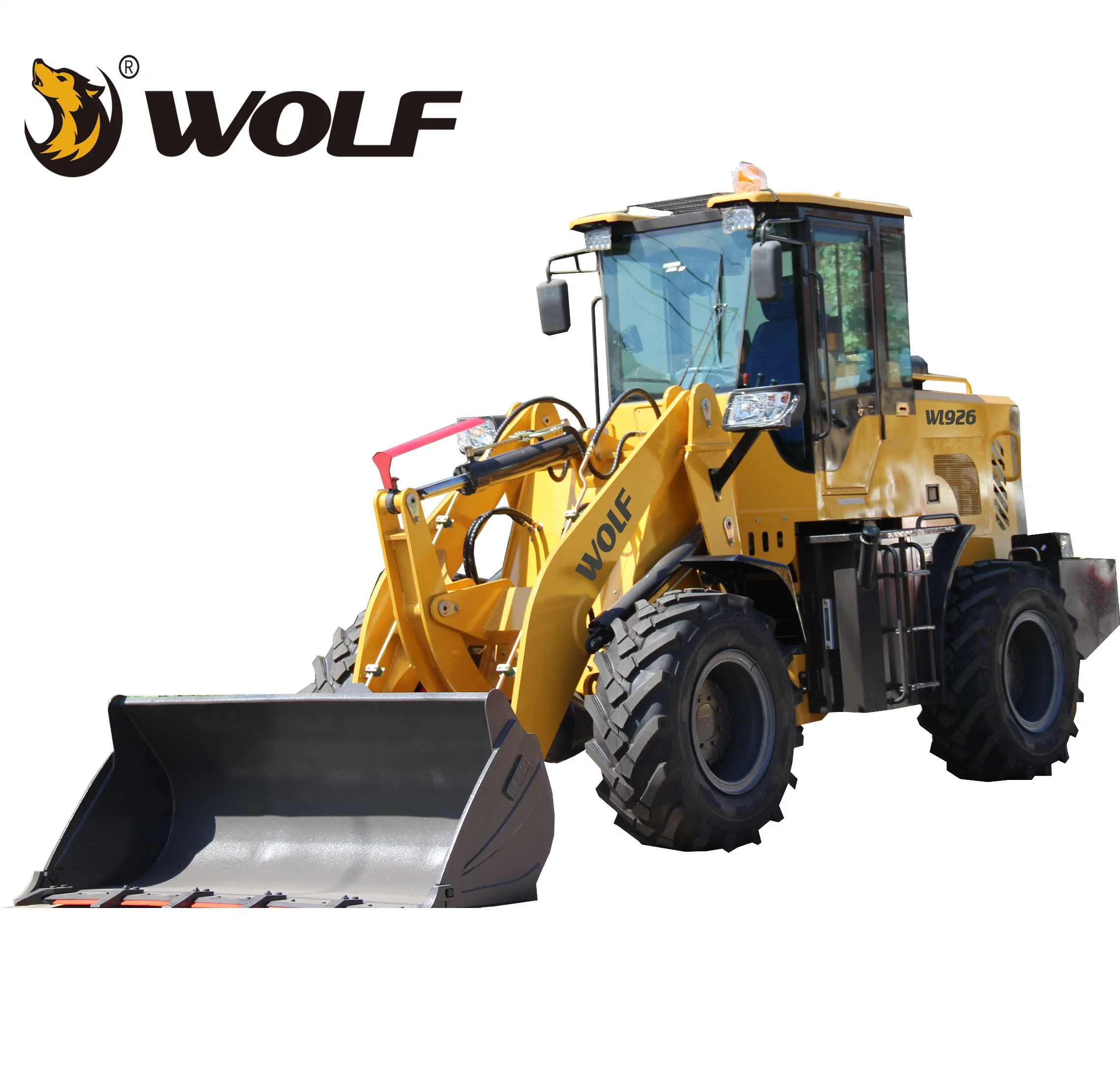 Bolivia Market Top Machine Wheel Loader Wl926 Wolf 2 Ton Loader for Agriculture