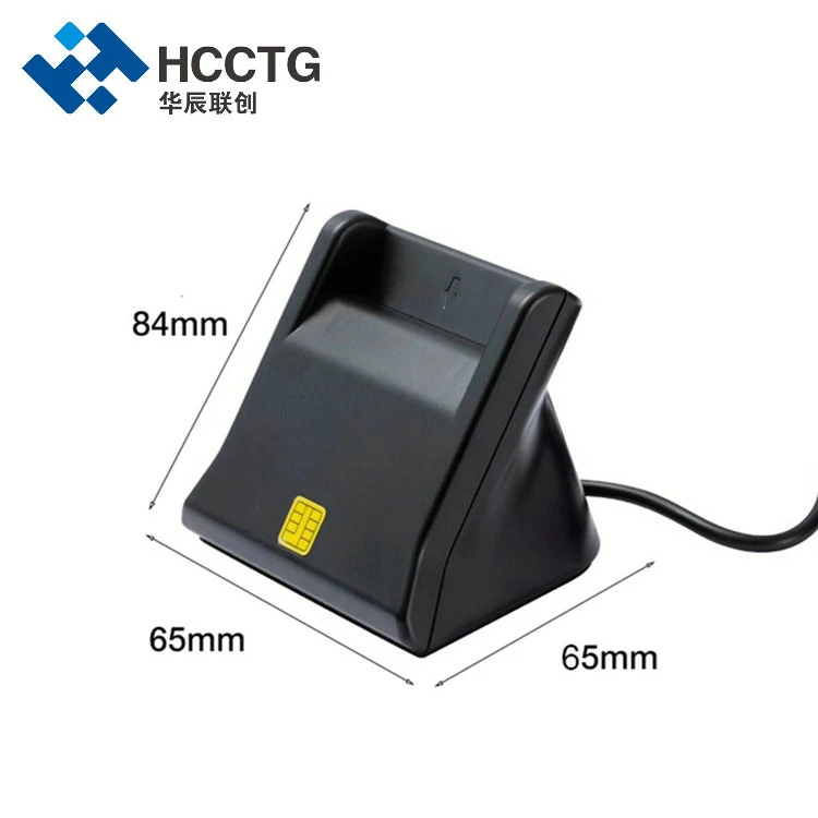 USB2.0 ISO7816 ID/IC EMV Bank Card Smart Card Reader with PC/Sc Ccid Protocol Insertion (DCR31)