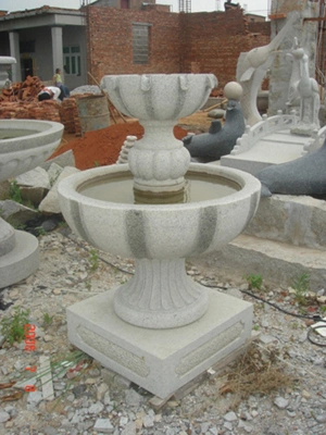 G682 Rusty Yellow Stone Flower Pot for Garden