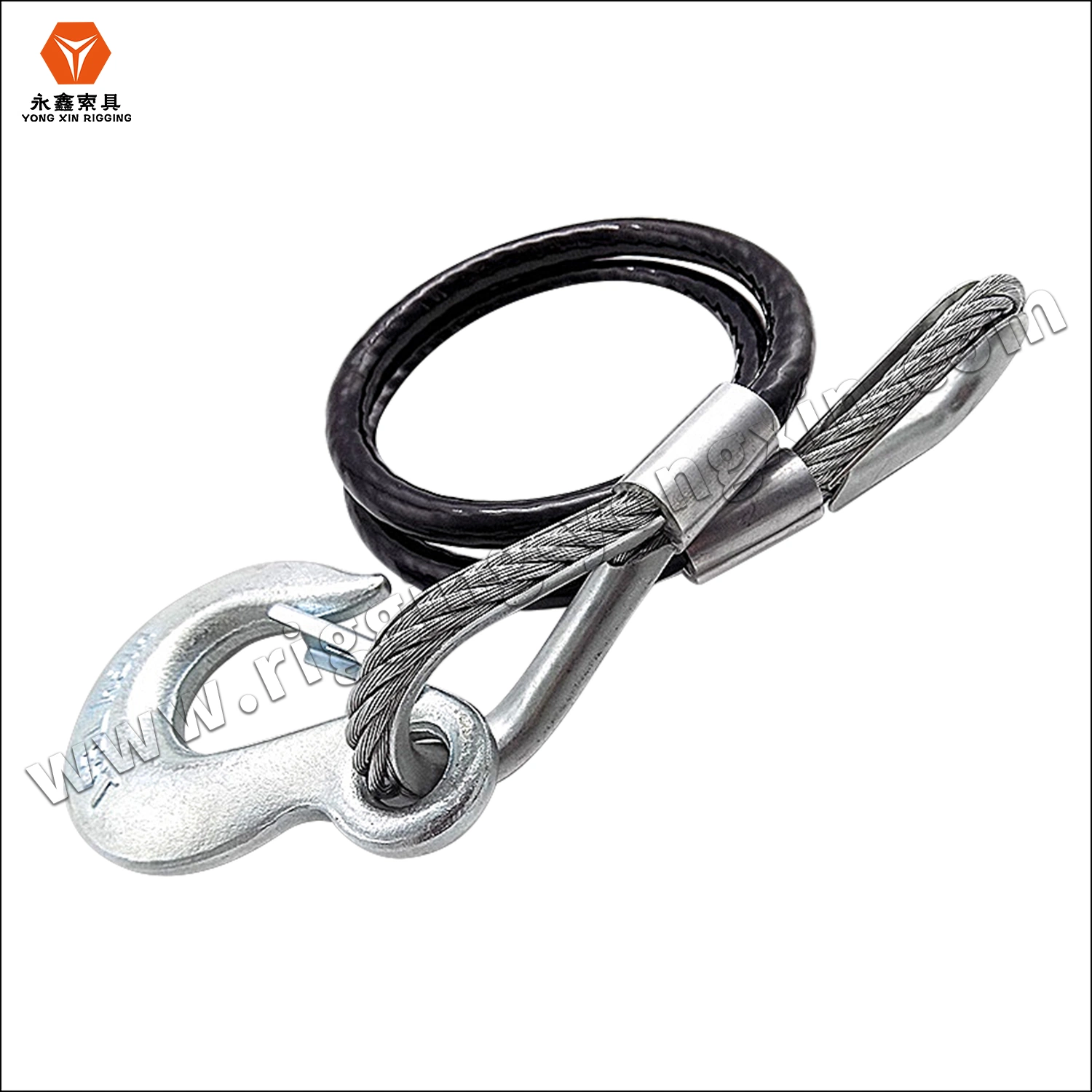 China Manufacturer Rigging Slings Stainless Steel Wire Rope with Hook|Wire Rope Sling Wire Rope Sling China ASTM Standard Galvanized Steel Wire Rope
