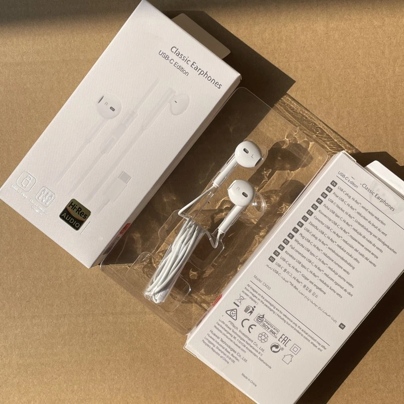 Original USB-C Kopfhörer für Huawei Classic Earphones Cm33 kabelgebundene Kopfhörer Typ C in Ohrhörer Mircophone Freisprecheinrichtung