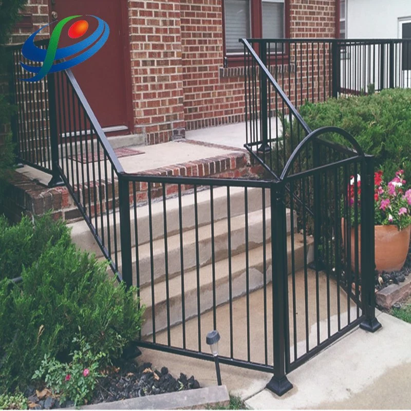 Steel Tubular Outdoor Balcony Stair Railing Apartment Ornamental Fence