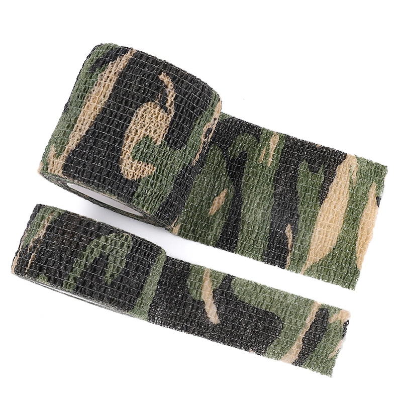 Camo personnalisé 2.5cm*4.5m bandes auto-adhésives pour les doigts cohésifs pour le sport