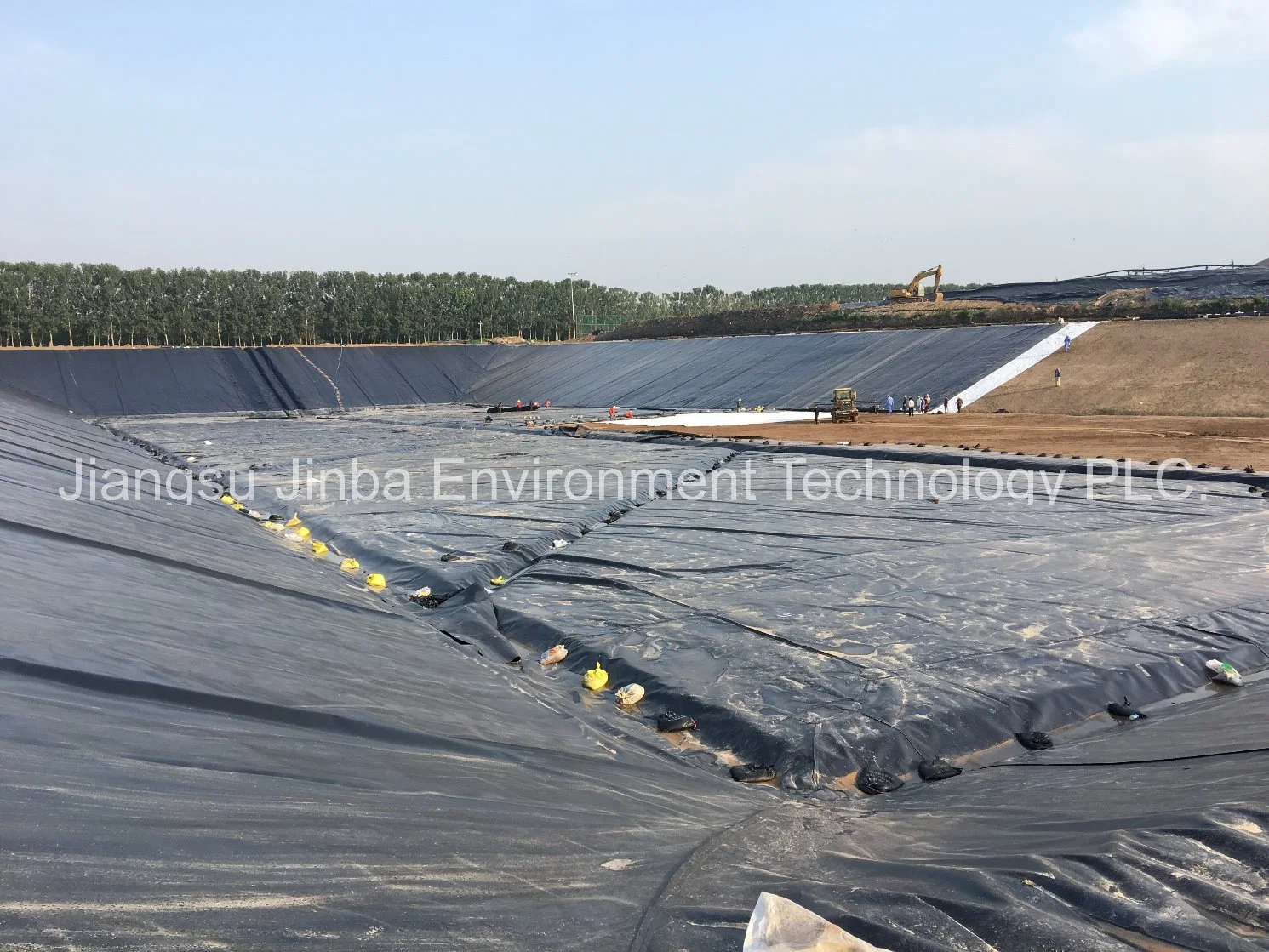 Thickness 1.25mm Anti-Seepage Waterproof Double-Sided Smooth HDPE Geomembrane Lining