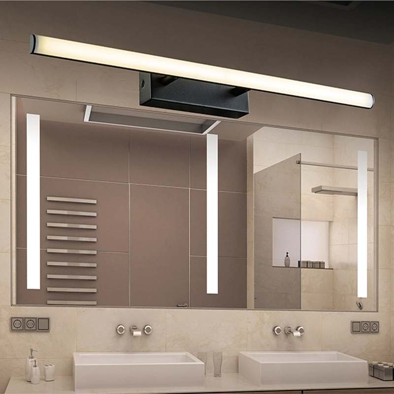 Современное настенное регулируемое зеркало для макияжа освещение в ванной комнате Оборудование водонепроницаемый светодиод Свет туалета