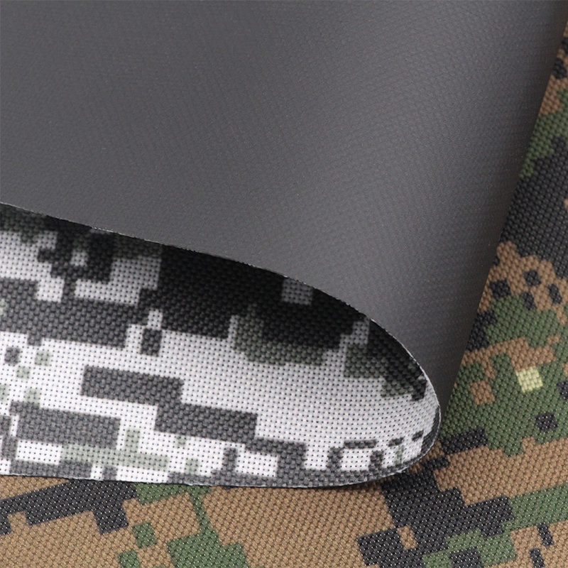 900D PVC poliéster Oxford Digital Printing tela Camo