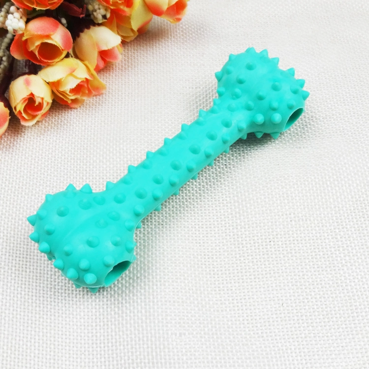 Customized Rubber Pet Accessories Puppy Bone Silicone Chew Toy Eco-Friendly Chew Toys for Dogs