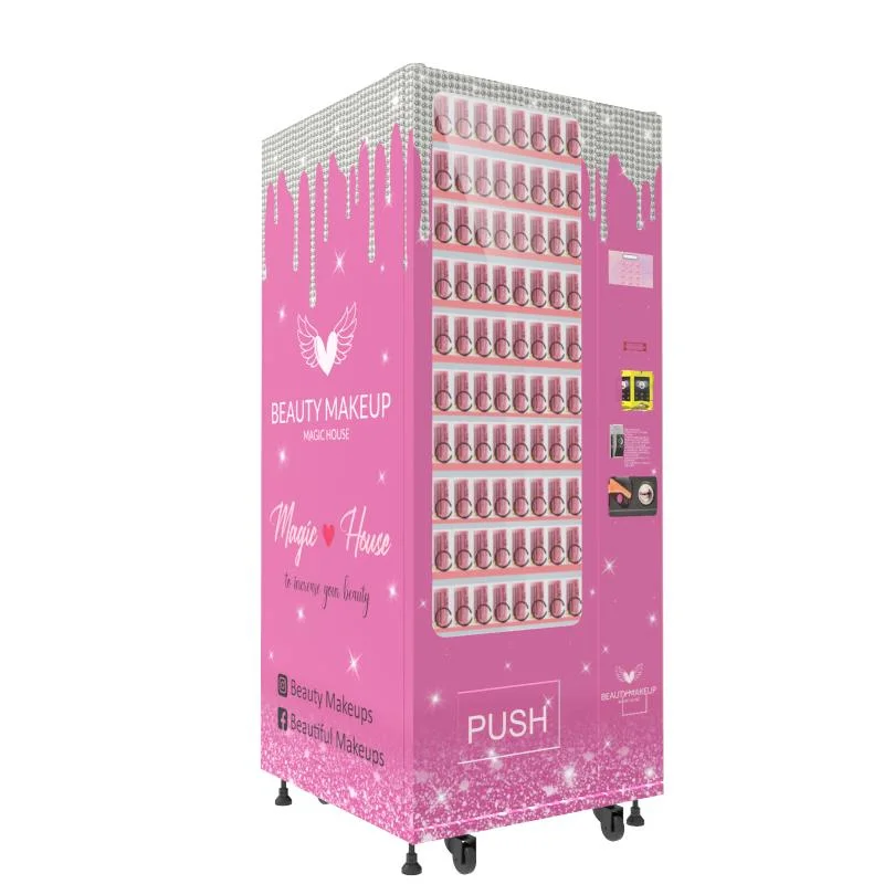 Neueste Verkaufsmaschine Make-up, die Druck Logo für Kunden Vending Maschine