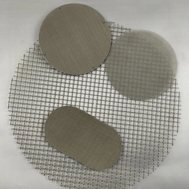 Micron Wire Disc Stainless Steel Mesh Filter Mesh Large Size Filter Disc with Ring Lab Disc Filters 200 Mesh