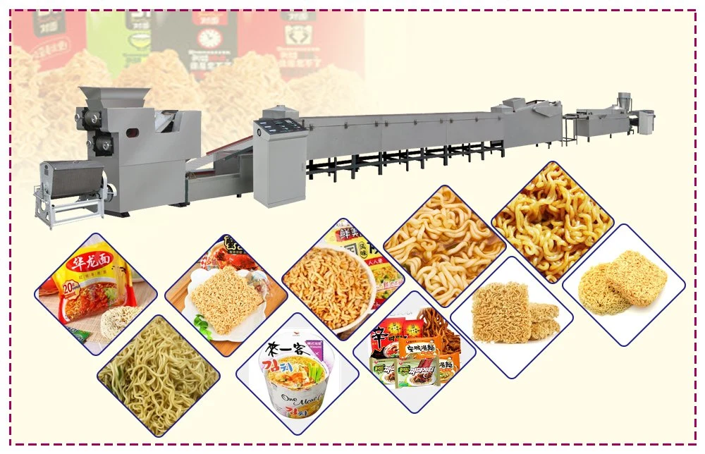 The Mini Size Full Automatic Instant Noodle Production Line / Fried Instant Noodle Making Machine