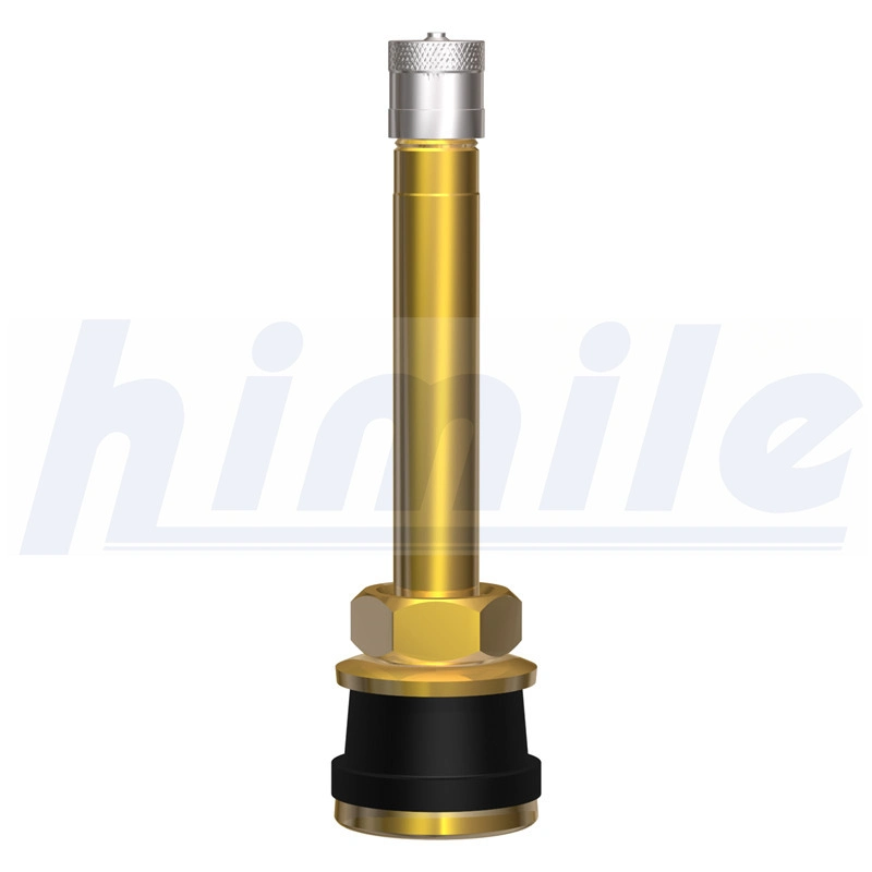 Himile Car/Auto Accessory Tr570 Tubeless Clamp-in Copper/Brass Air Inflator Tire Valve for Truck and Bus.