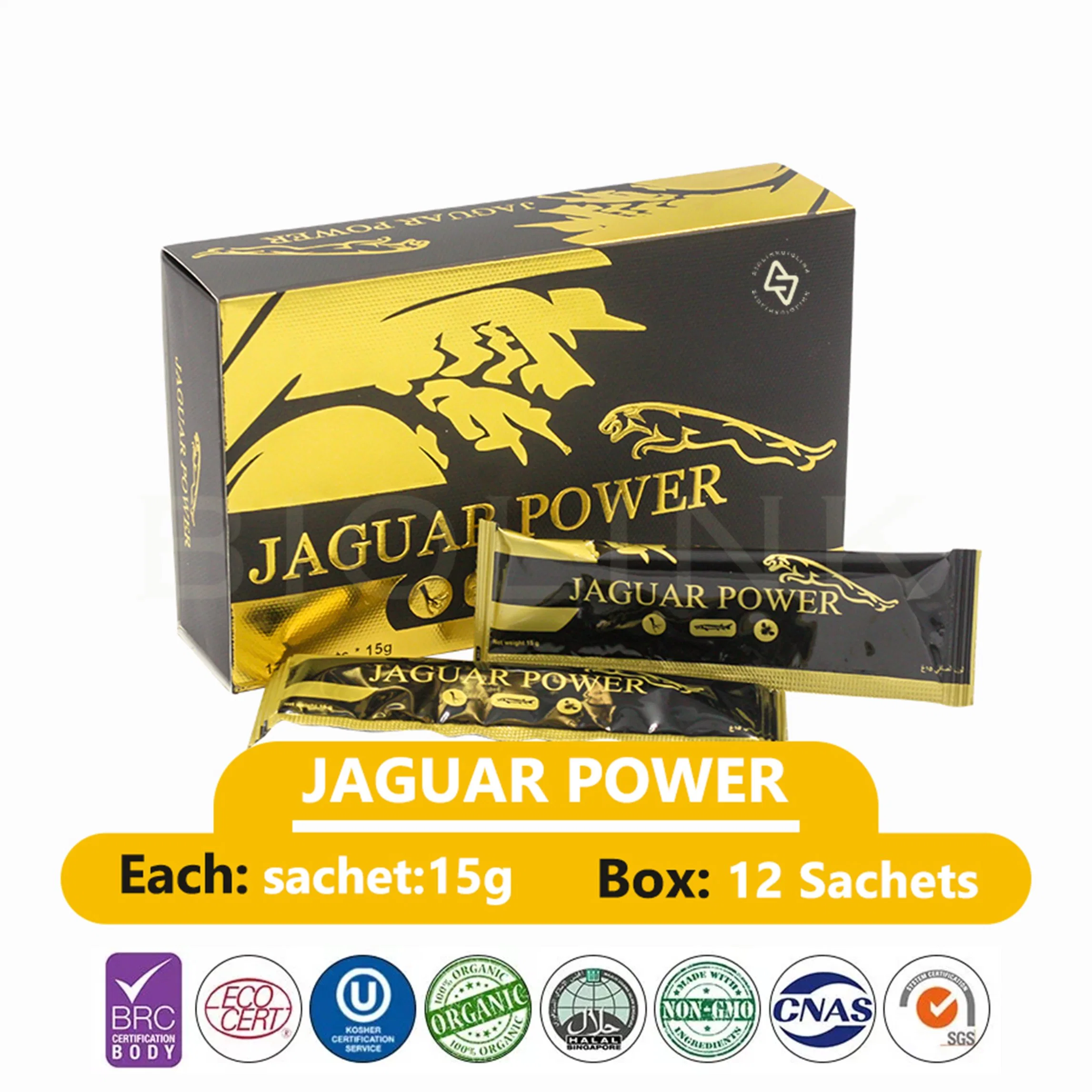 Organic Halal Honey Jaguar Power for Men Performance 12 Sachets-15g