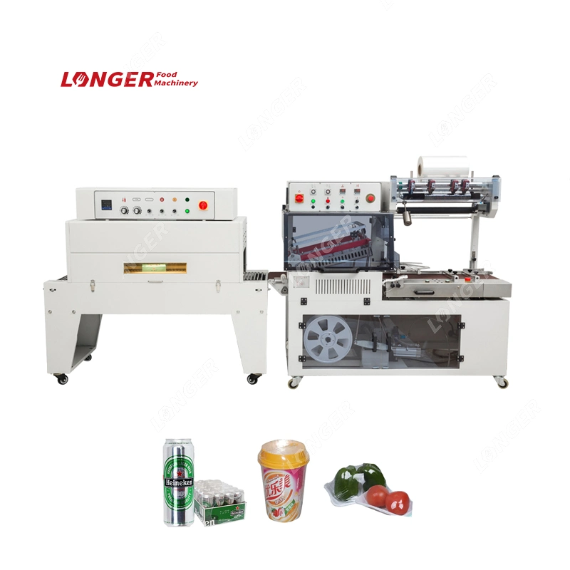 Longer Wrapping Small Water Bottle PE Film Heat Shrink Packaging Machine