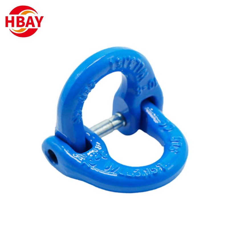 Red Powder Coated G80 Alloy Steel Connecting Links Lifting Rigging Hardware 35CrMo