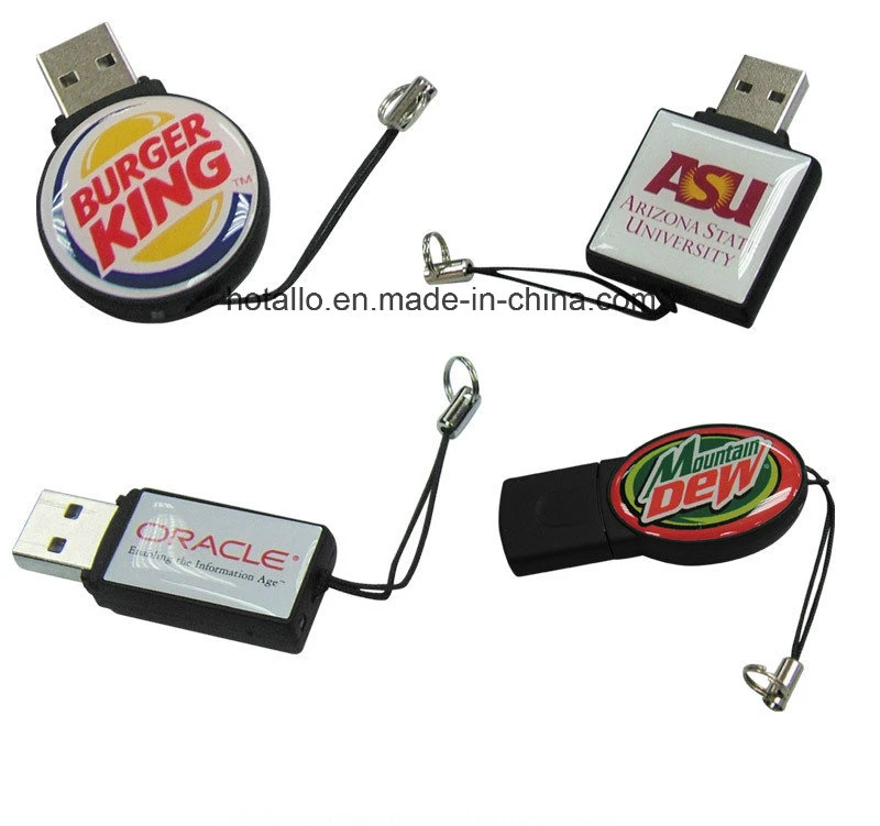 Paster Promotional USB Flash Drive USB Memory with Doming Logo