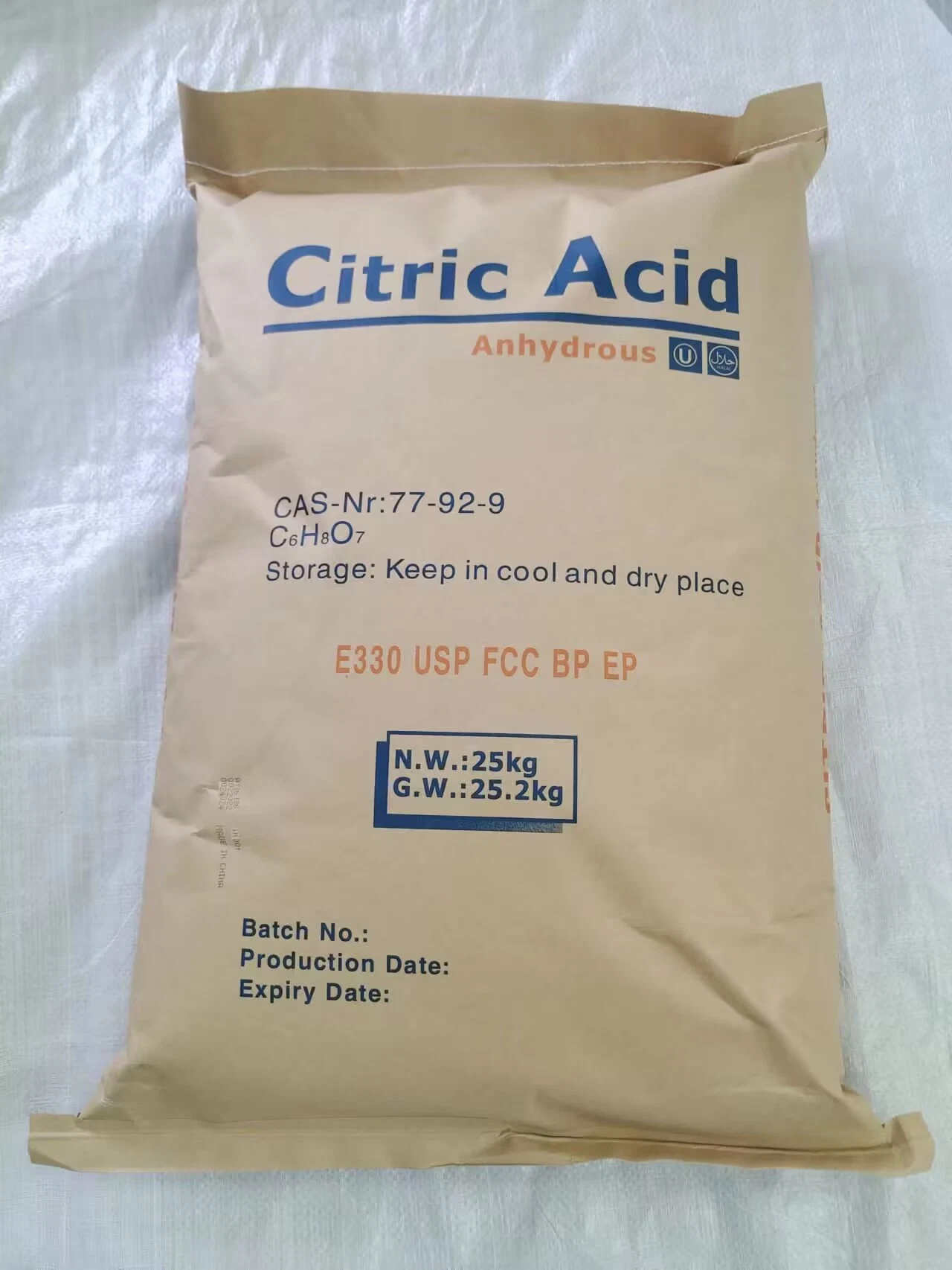 Food & Beverage Additives Best Price E330 Citric Acid Monohydrate