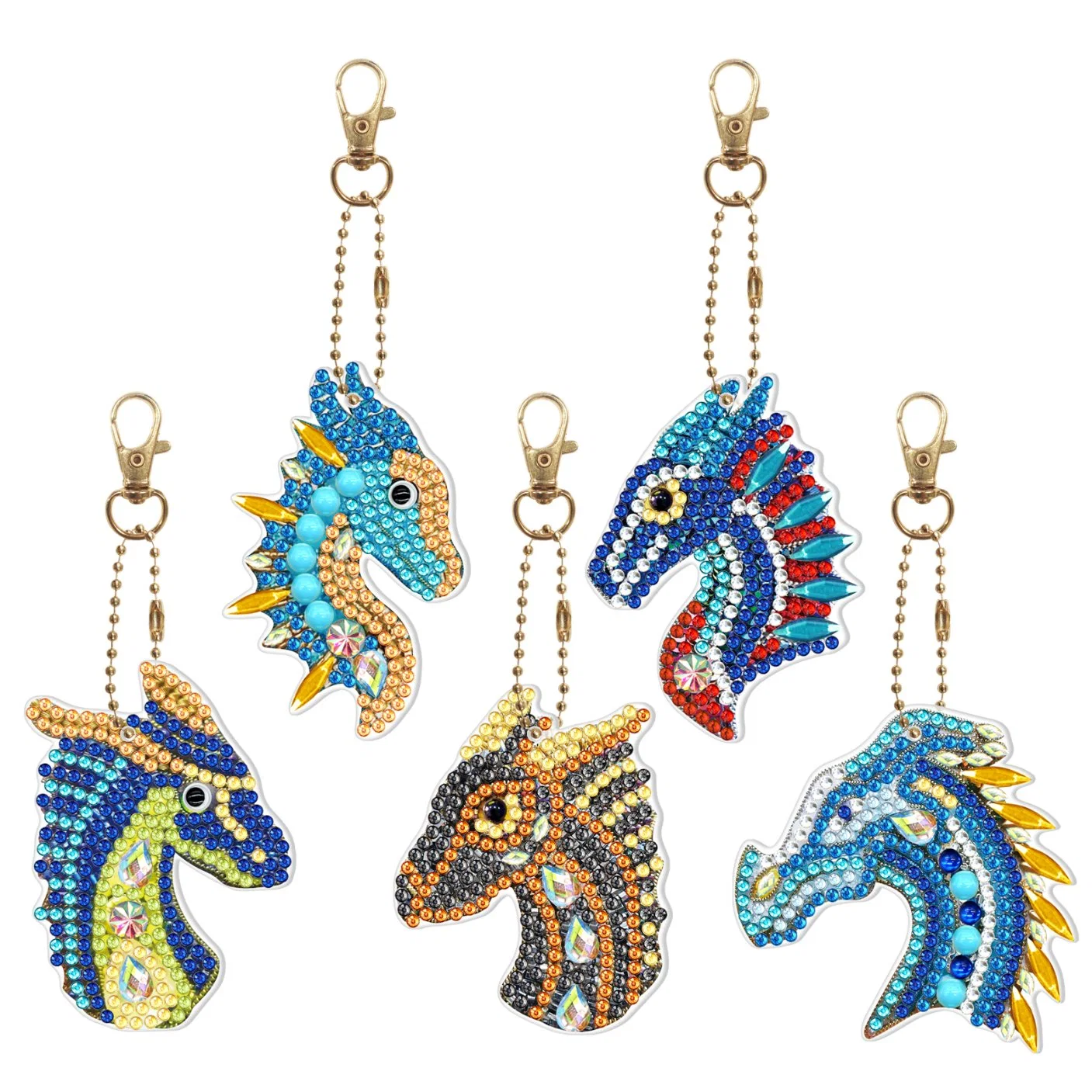 Vancy Arts DIY Diamond Painting Keychain Unicorn DIY Diamond Painting Kits