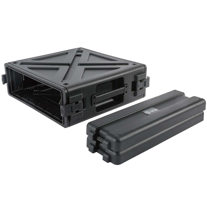 Waterproof Hard Plastic 3u Rackmount Server Case, Impact Resistant Rack Case