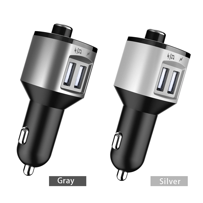 Bluetooth FM Transmitter Double USB Car Charger Support U Disc MP3 Player