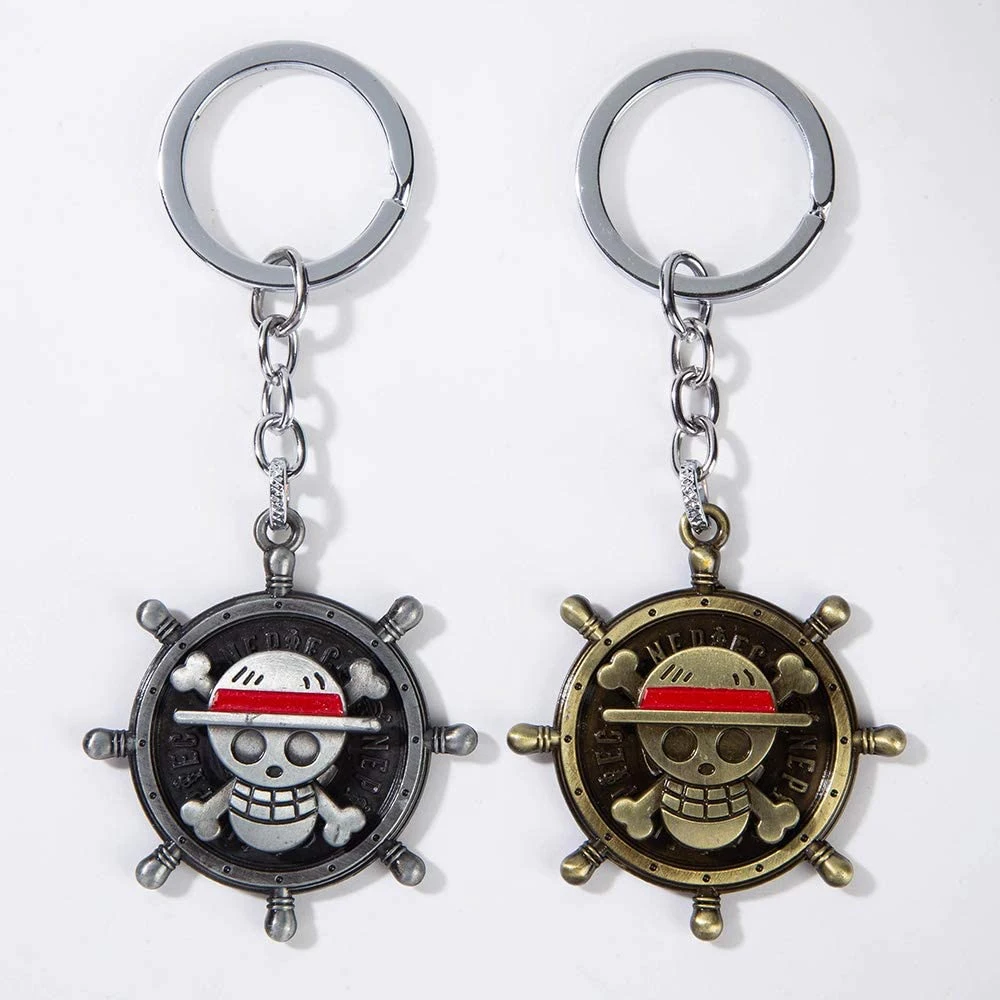 Metal Skull One Pieces Hot Sale China Factory Customized Design Enamel Engraved Anime Your Own Logo Printed Keychain