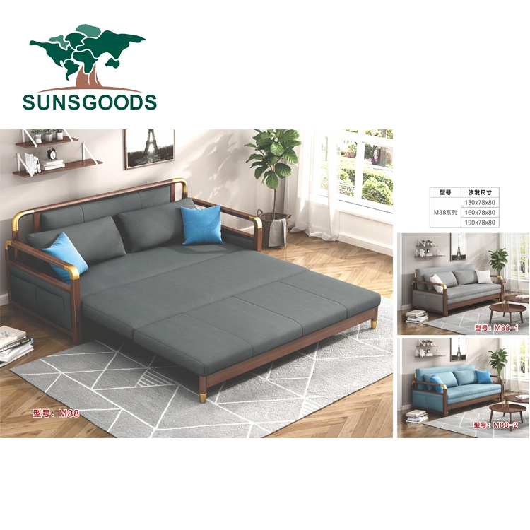 Sofa Bed Living Room Simple Folding Double Removable and Washable Storage