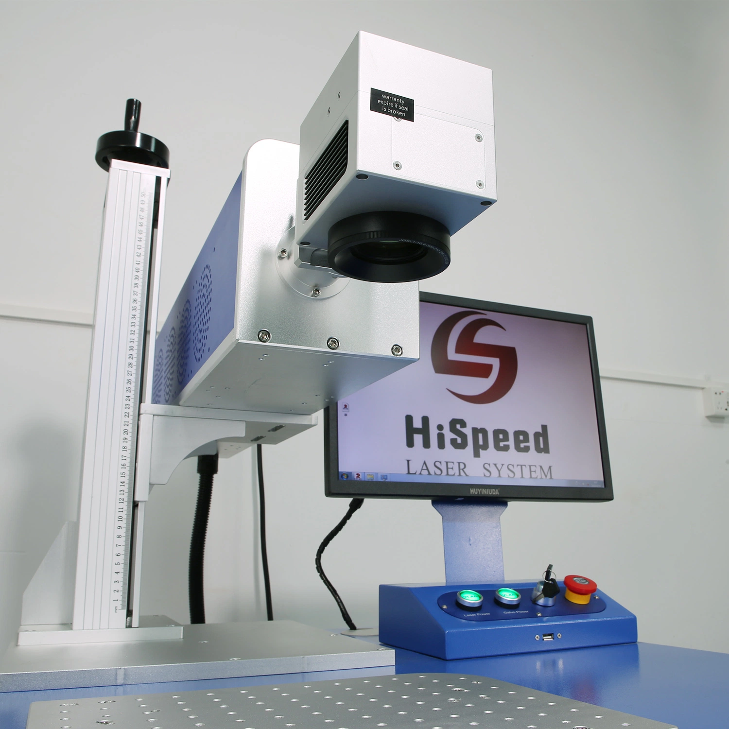 HiSpeed Tragbare Laser Marking Ausrüstung mit handlichem justierbaren Fokus Laser Säule