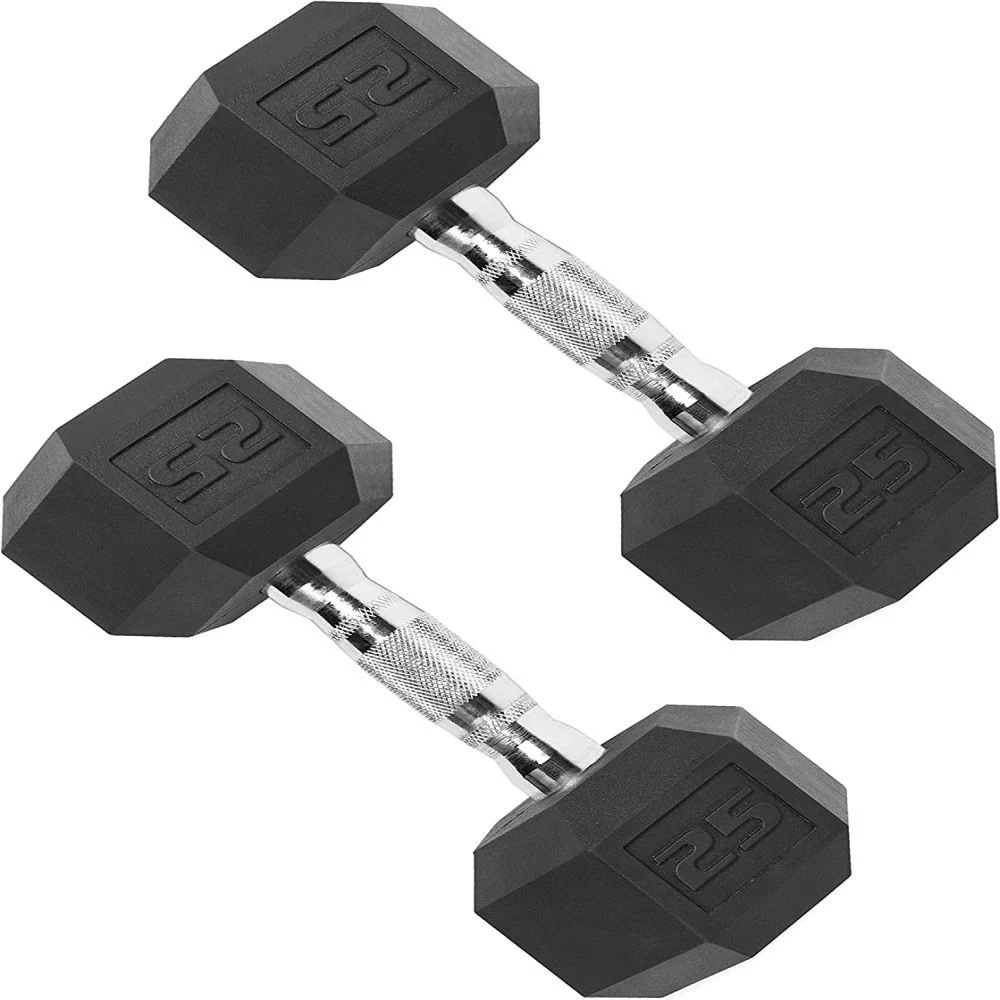 Manufacturer Fitness Weights Cast Iron Dumbell Gym Training Weight Lifting Rubber Hex Dumbbell