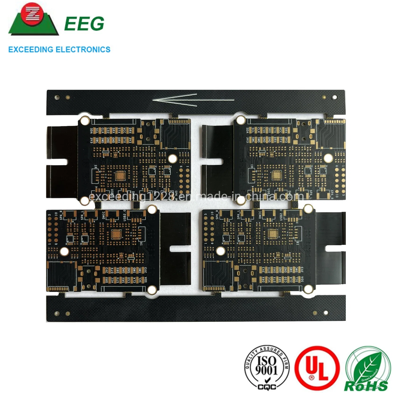 FPC Printed Circuit Board Automotive Electronics ISO UL Rigid Flexible PCB