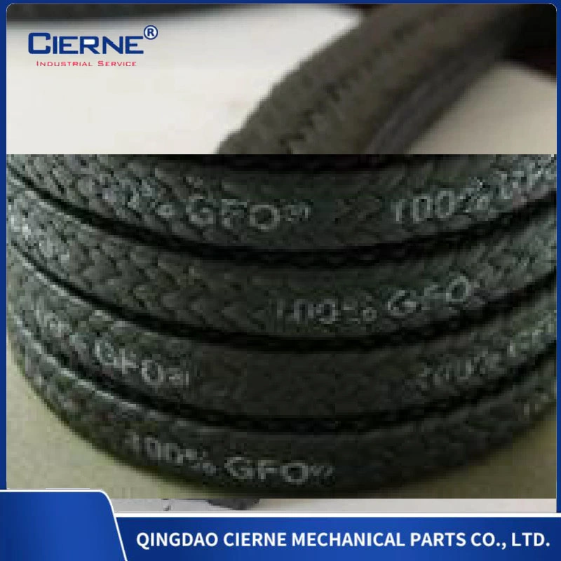 Glándula de grafito flexible de alta temperatura de embalaje Los materiales de sellado de alta presión Inconel cable reforzado