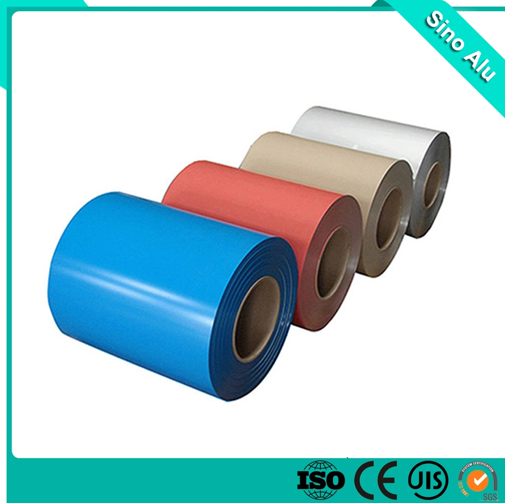 Aluminum Coil Red Blue Green Color Coated Roofing Sheet Roll Color Coated Aluminum Sheet Coil