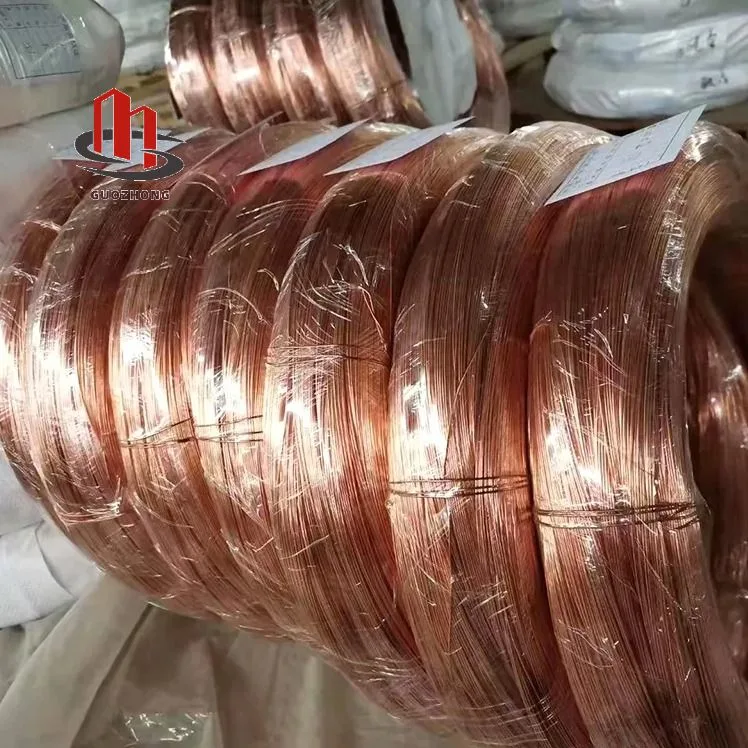 Hot Selling Red/Brass Copper Wire 0.13-6.0mm Pure Electric Wire Direct Sales Low Price Quality