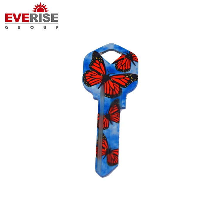 Customer Design Various Color Keys for Promotional Garage Door Blank Keys