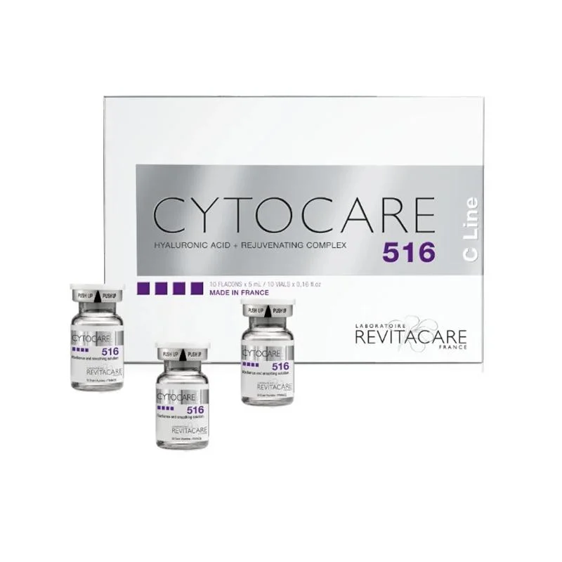 Cytocare 516 Hyaluronic Acid Dermal Filler Improves Facial Wrinkles and Enhances Skin Radiance