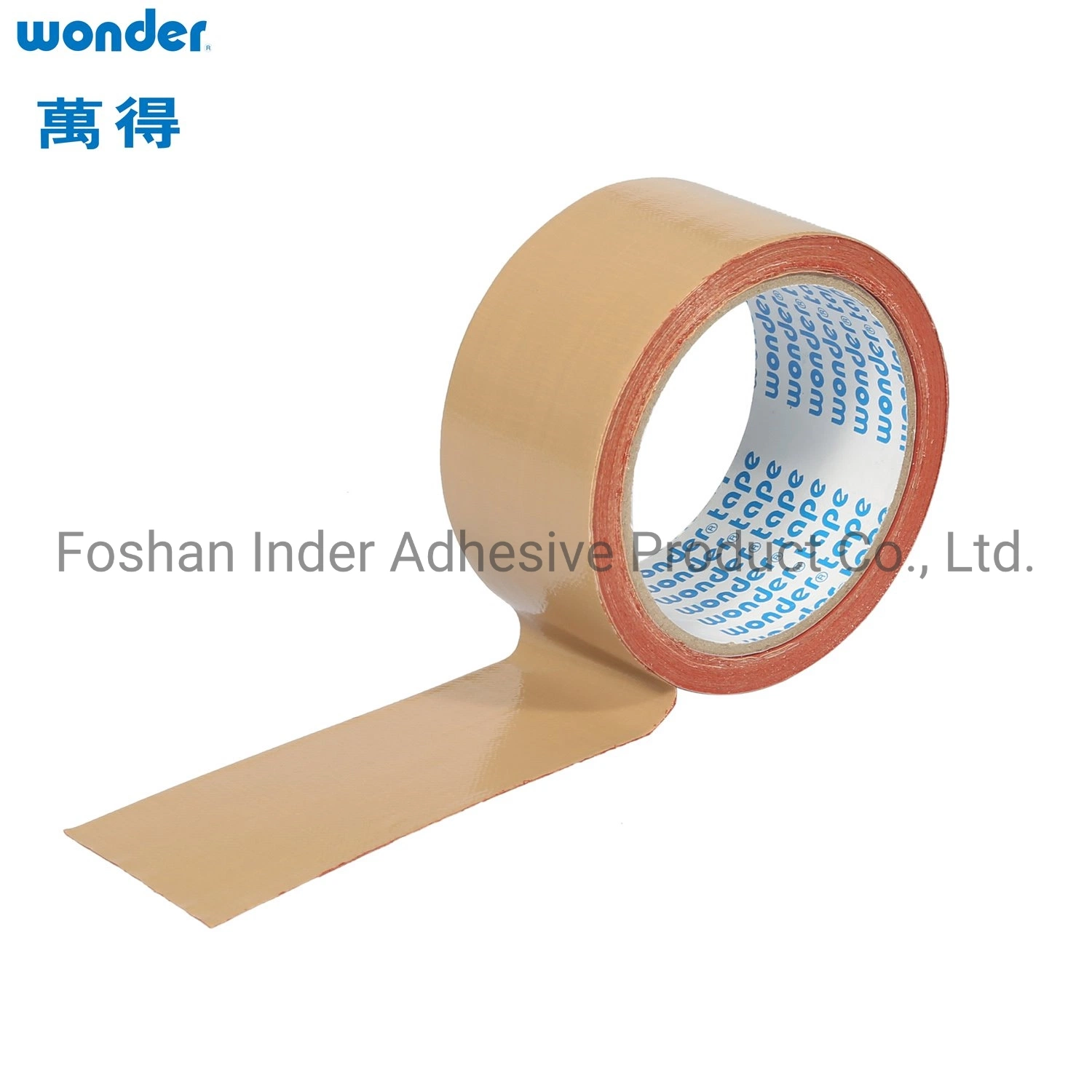 Hot Sale Hot Melt Self-Adhesive Fabric Cloth Duct Tape --- Wonder Brand