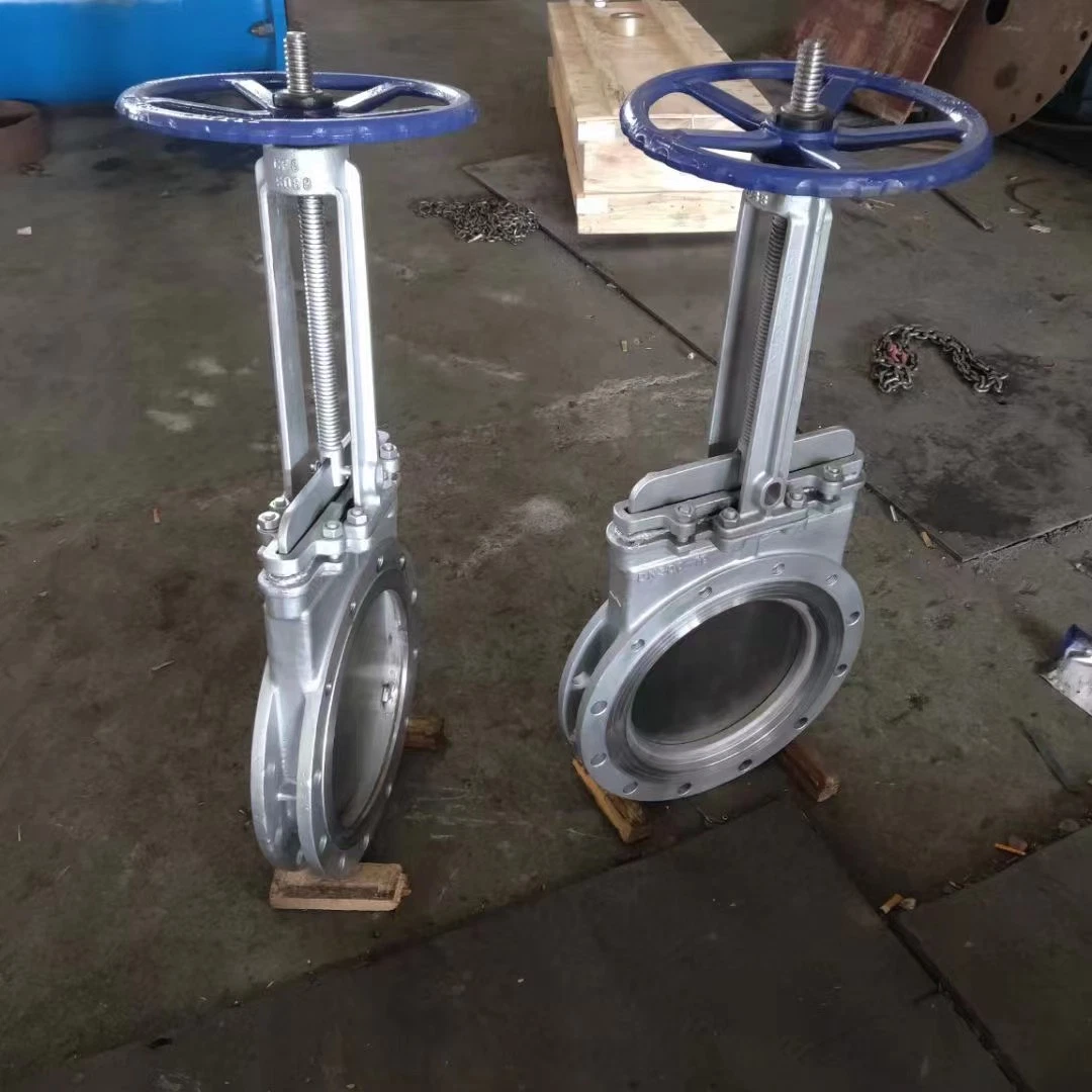 Manual Wcb Knife Gate Valve with Hand Wheel