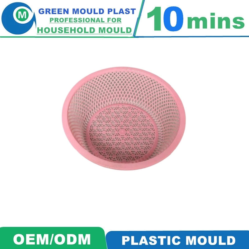 Custom Hot Sell Plastic Round Drain Basket Injection Mold